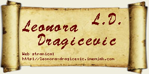 Leonora Dragičević vizit kartica
